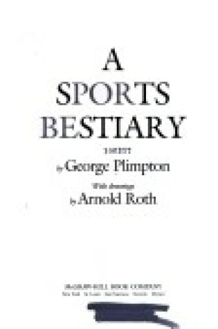 Cover of A Sports Bestiary