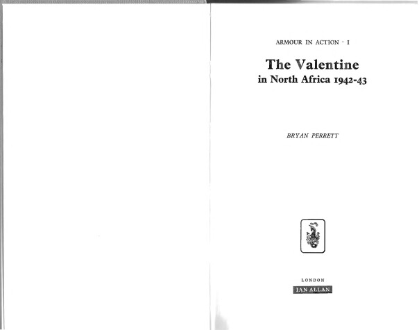 Cover of Valentine in North Africa, 1942-43