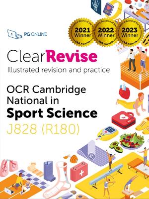 Book cover for ClearRevise OCR Cambridge National in Sport Science J828 (R180)