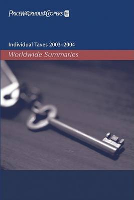 Book cover for Individual Taxes 2003-2004