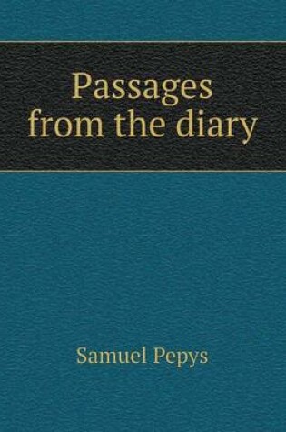 Cover of Passages from the diary