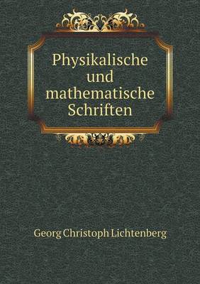 Book cover for Physikalische und mathematische Schriften