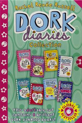 Book cover for Dork Diaries x 8 title Slipcase