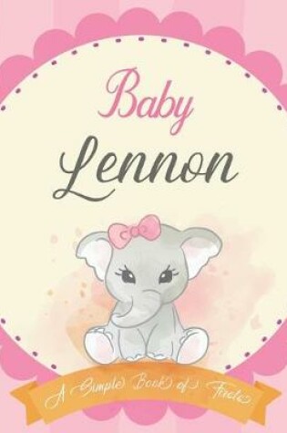 Cover of Baby Lennon A Simple Book of Firsts