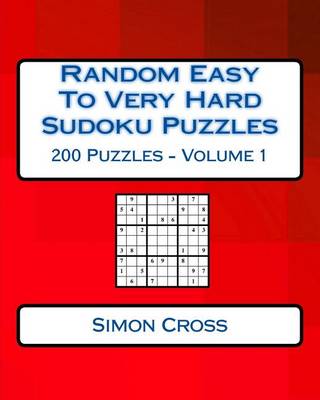 Book cover for Random Easy To Very Hard Sudoku Puzzles