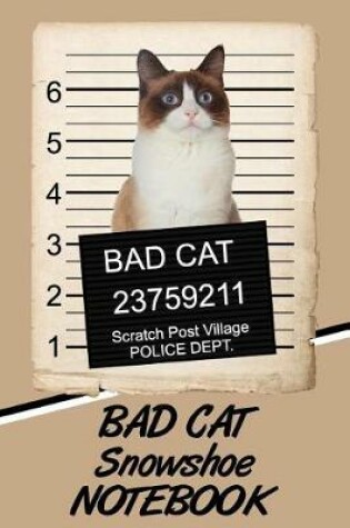 Cover of Bad Cat Snowshoe Notebook