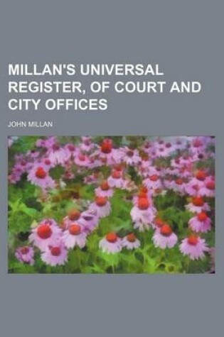 Cover of Millan's Universal Register, of Court and City Offices