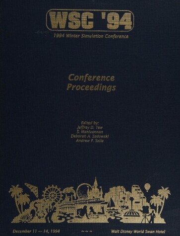 Book cover for 1994 Winter Simulation Conference