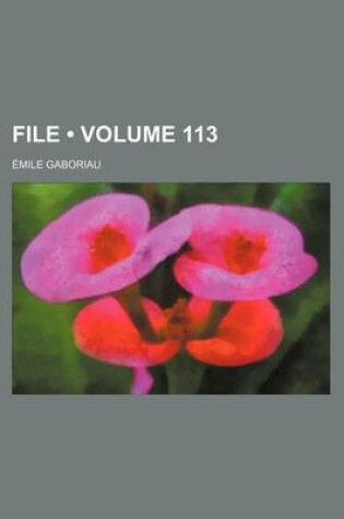 Cover of File (Volume 113)