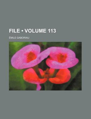 Book cover for File (Volume 113)