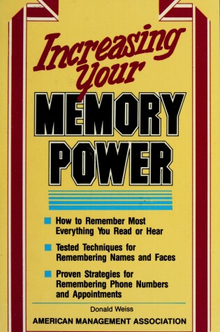 Cover of Increasing Your Memory Power