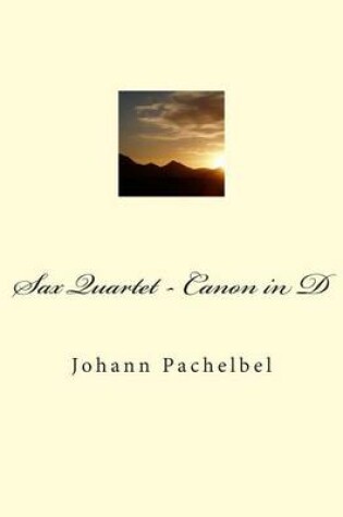 Cover of Sax Quartet - Canon in D