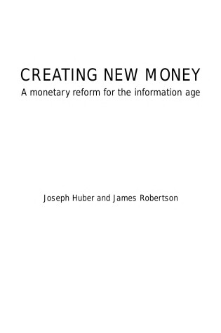 Cover of Creating New Money