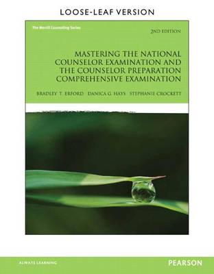 Book cover for Mastering the National Counselor Exam and the Counselor Preparation Comprehensive Exam, Loose-Leaf Version