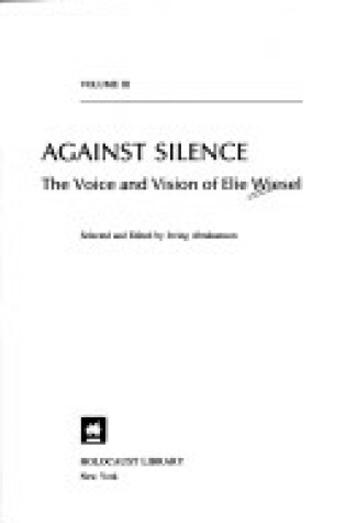 Cover of Against Silence Vol3