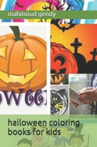 Cover of halloween coloring books for kids