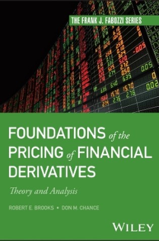 Cover of Foundations of the Pricing of Financial Derivatives