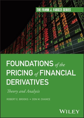 Book cover for Foundations of the Pricing of Financial Derivatives