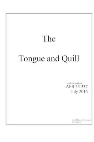 Cover of The Tongue and Quill Air Force Handbook 33-337 July 2016