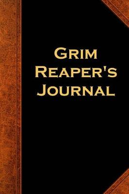 Cover of Grim Reaper's Journal Vintage Style