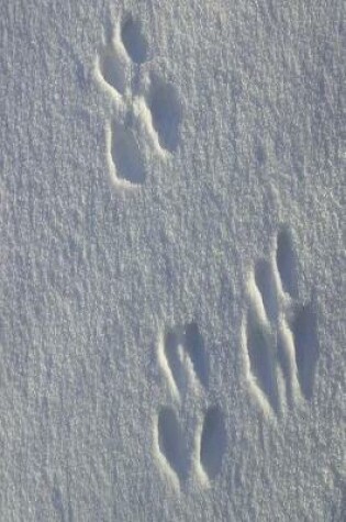 Cover of Journal Animal Tracks Paw Prints Snow