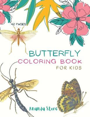 Book cover for Butterfly Coloring Book