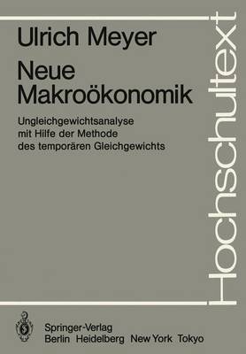 Cover of Neue Makroökonomik