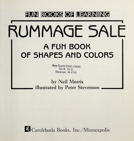 Cover of Rummage Sale