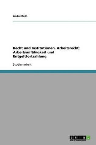 Cover of Recht und Institutionen, Arbeitsrecht