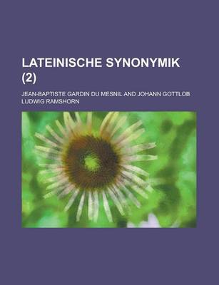 Book cover for Lateinische Synonymik (2 )