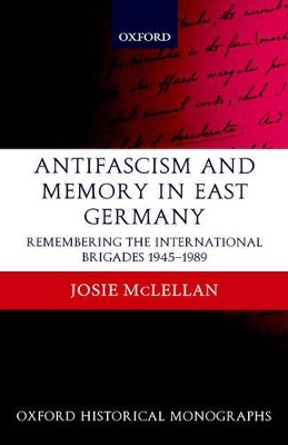 Cover of AntiFascism and Memory in East Germany