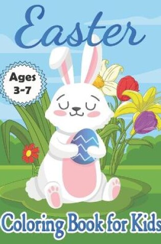 Cover of Easter Coloring Book for Kids Ages 3-7