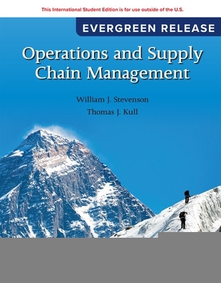 Book cover for Operations and Supply Chain Management: 2024 Release ISE