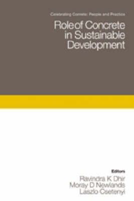 Book cover for Role of Concrete in Sustainable Development