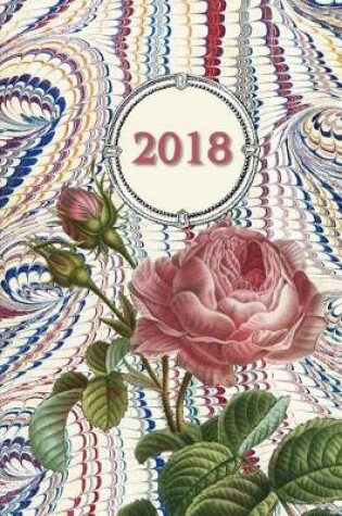 Cover of 2018 Diary Pink Roses Design
