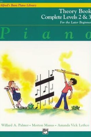 Cover of Alfred's Basic Piano Library Theory Book 2-3