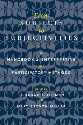 Cover of From Subjects to Subjectivities