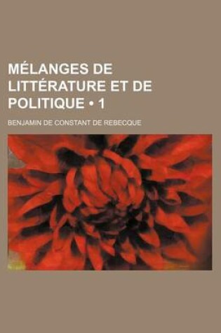 Cover of Melanges de Litterature Et de Politique (1)