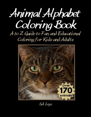 Book cover for Animal Alphabet Coloring Book