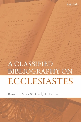 Cover of A Classified Bibliography on Ecclesiastes