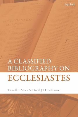 Book cover for A Classified Bibliography on Ecclesiastes