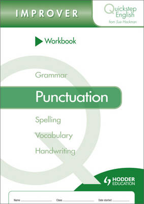 Book cover for Quickstep English Workbook Punctuation Improver Stage