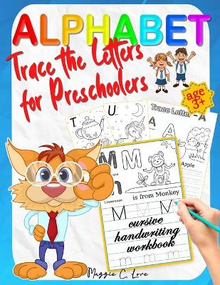 Book cover for Alphabet Trace the Letters for Preschoolers