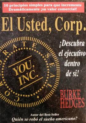 Book cover for Usted Corp. Descubra El Ejecutivo Dentro de Usted