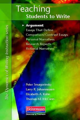 Book cover for Teaching Students to Write: Argument