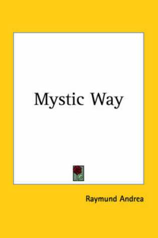 Cover of Mystic Way (1938)