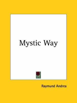 Book cover for Mystic Way (1938)
