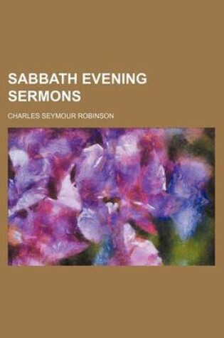 Cover of Sabbath Evening Sermons