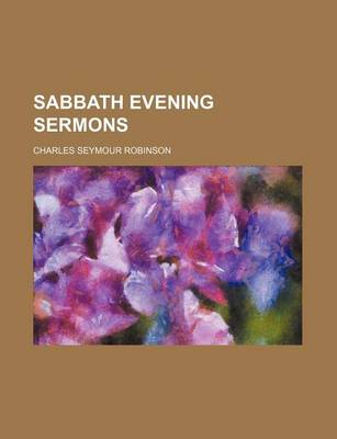 Book cover for Sabbath Evening Sermons