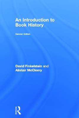 Book cover for Introduction to Book History